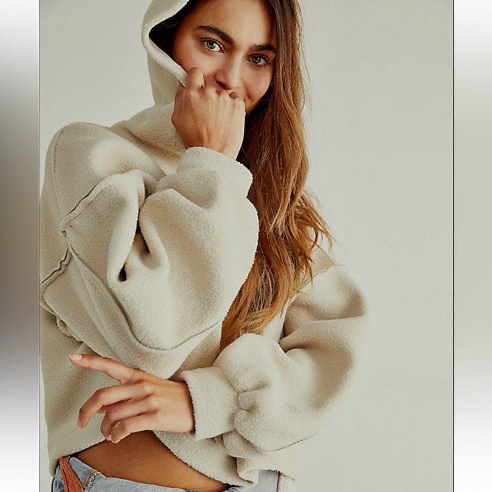 Free People “Nebraska” Fleece Hoodie